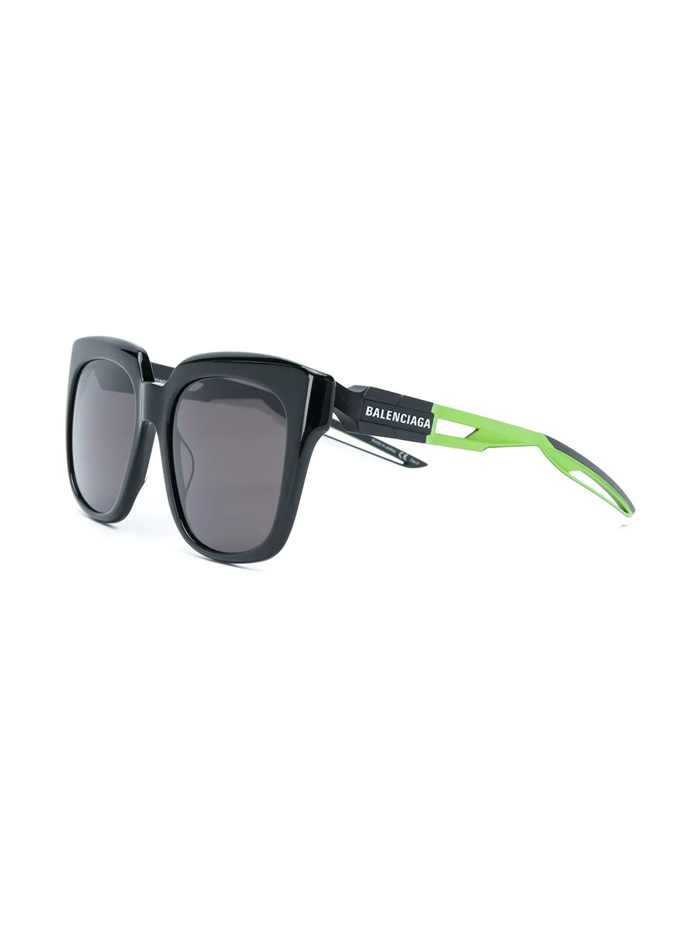 Balenciaga Eyewear Zonnebril met D-vormig montuur Zwart
