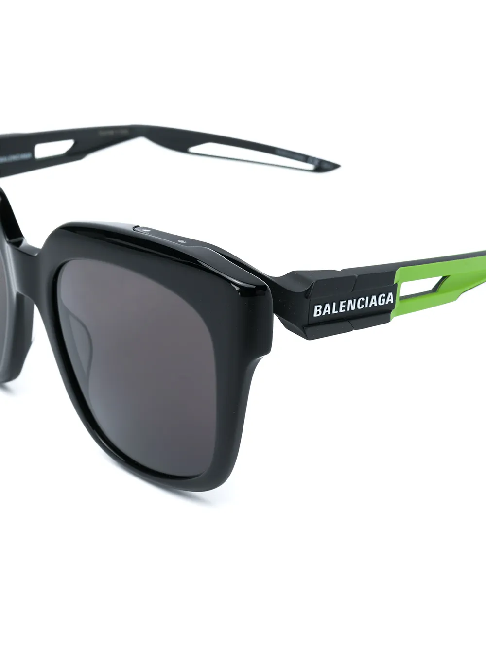 Balenciaga Eyewear Zonnebril met D-vormig montuur Zwart