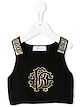 Image 1 of Roberto Cavalli Junior logo print sleeveless top