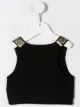 Image 2 of Roberto Cavalli Junior logo print sleeveless top