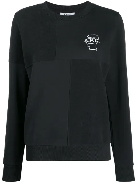 A.P.C. sudadera con logo estampado