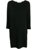 Harris Wharf London boat neck shift dress - Black