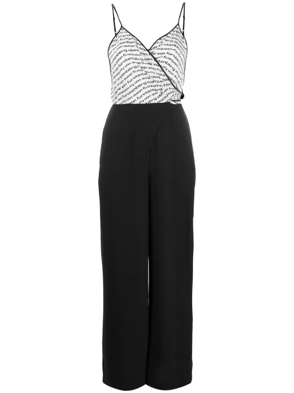 dvf black jumpsuit