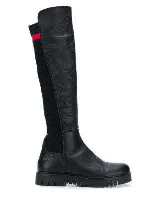 tommy jeans knee high boots