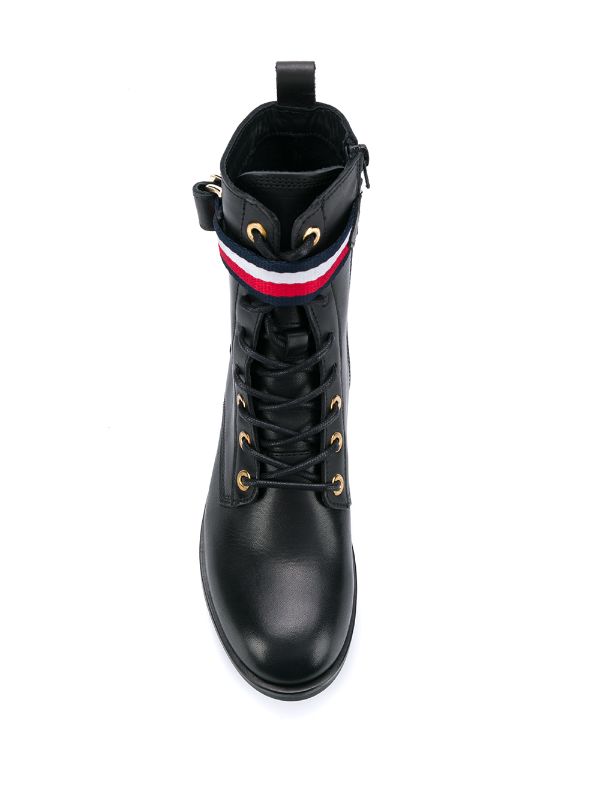 tommy biker boots