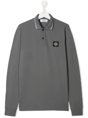 junior stone island polo shirt