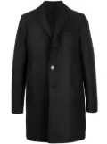 Harris Wharf London midi single breasted coat - Black