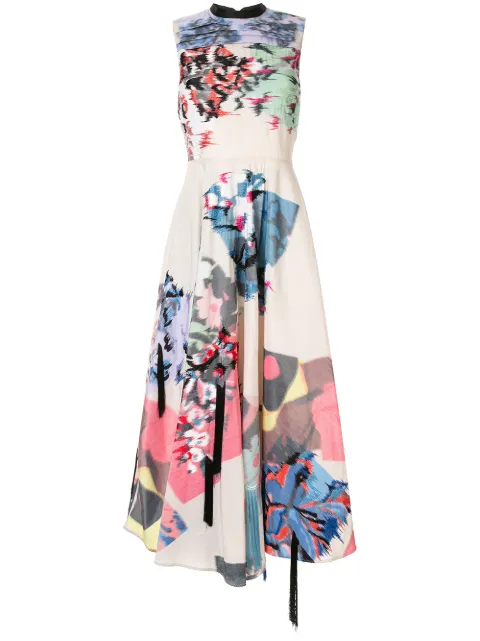 Roksanda Dresses FLORAL-PRINT SLEEVELESS MIDI-DRESS