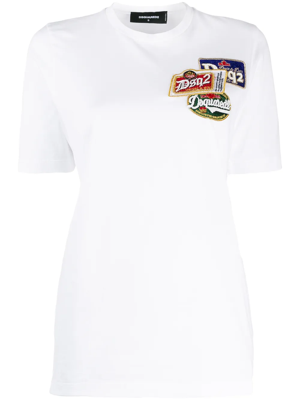 Dsquared2 T-Shirt Mit Logo-Stickerei sWUHQ 0gXFo Dsquared2 T-Shirt Mit Logo-Stickerei sWUHQ 0gXFo
