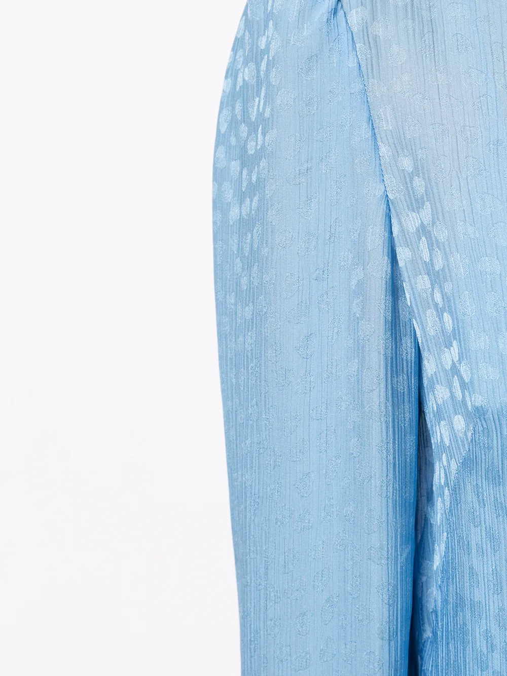 Philosophy Di Lorenzo Serafini Jurk met jacquard Blauw