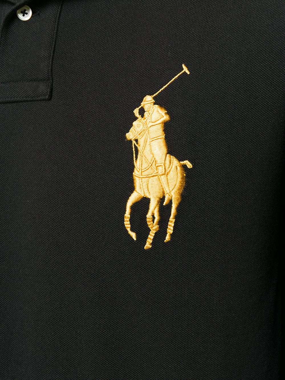 фото Polo ralph lauren рубашка-поло с вышитым логотипом