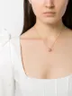 الصورة 2 من De Beers Jewellers قلادة ذهب وردي عيار 18 بدلاية مرصّعة بألماس شكل 'قطرة'