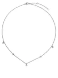 De Beers Jewellers 18kt white gold My First De Beers five diamond necklace - Silver