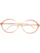 الصورة 1 من Yves Saint Laurent Pre-Owned نظارة بإطار مستدير 1990