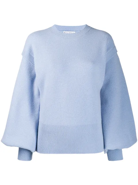 Click to view more detailed imagery on our partner's website Jw Anderson Layered Sleeves Jumper In Blue