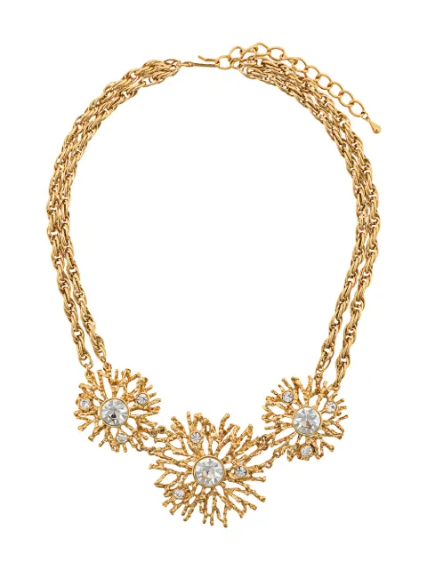 Susan Caplan Vintage 1990s Kenneth Jay Lane Starburst necklace