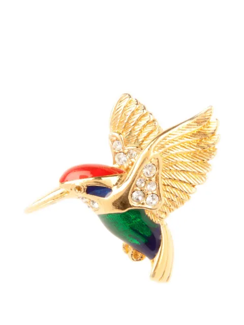 Susan Caplan Vintage 1960s Attwood & Sawyer hummingbird brooch