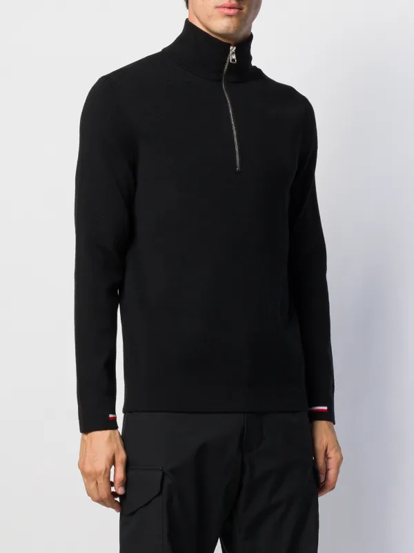 moncler half zip jumper