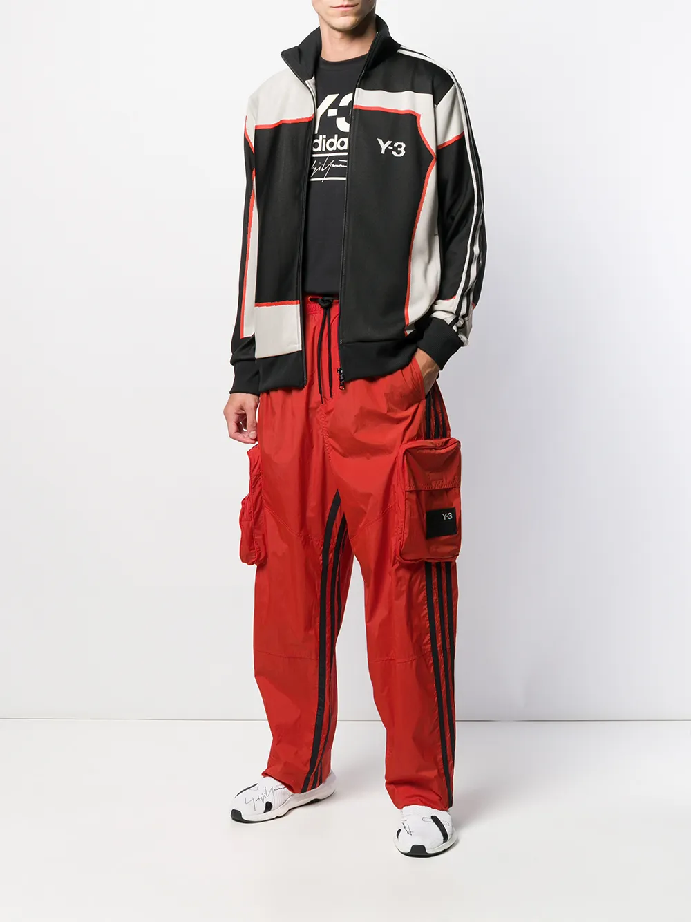 фото Y-3 спортивные брюки свободного кроя