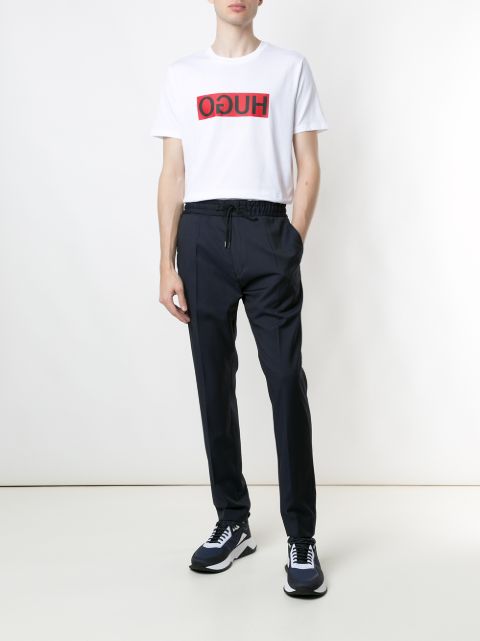 hugo doak square track pants