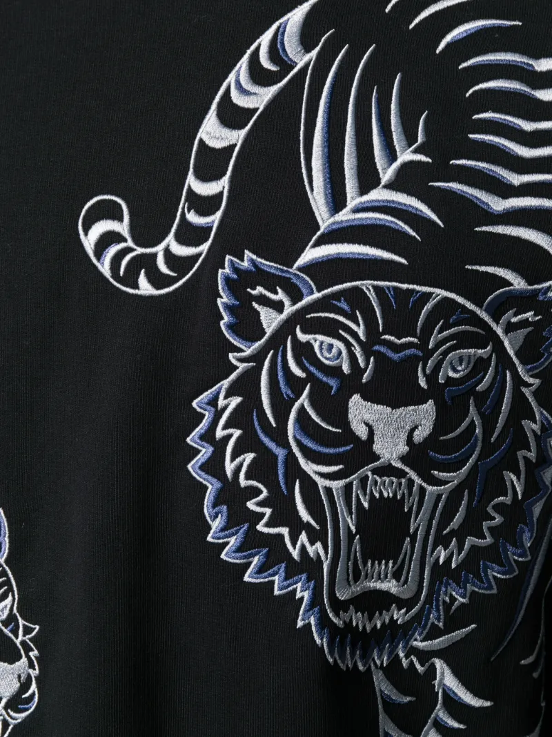 Kenzo Double Tiger sweatshirt black | MODES