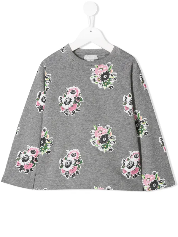 floral print sweatshirt