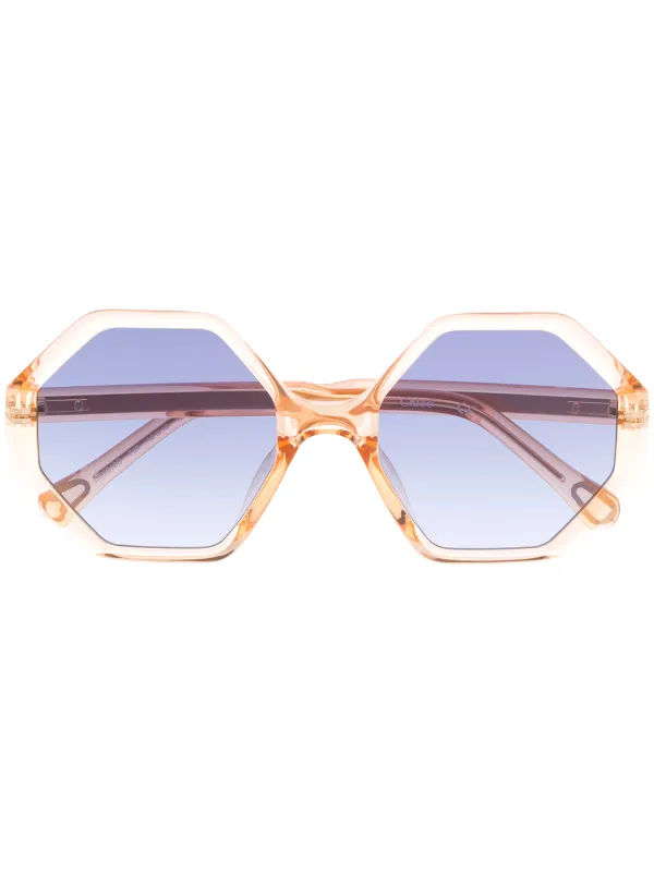 chloe hexagon sunglasses