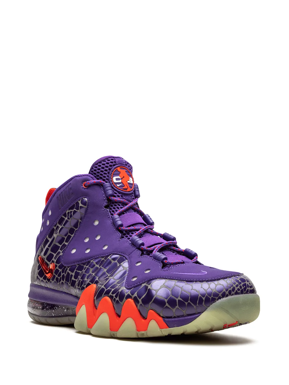 Nike Barkley Posite Max "Court Purple/Team Orange" sneakers | Hi-Tops | Image 2