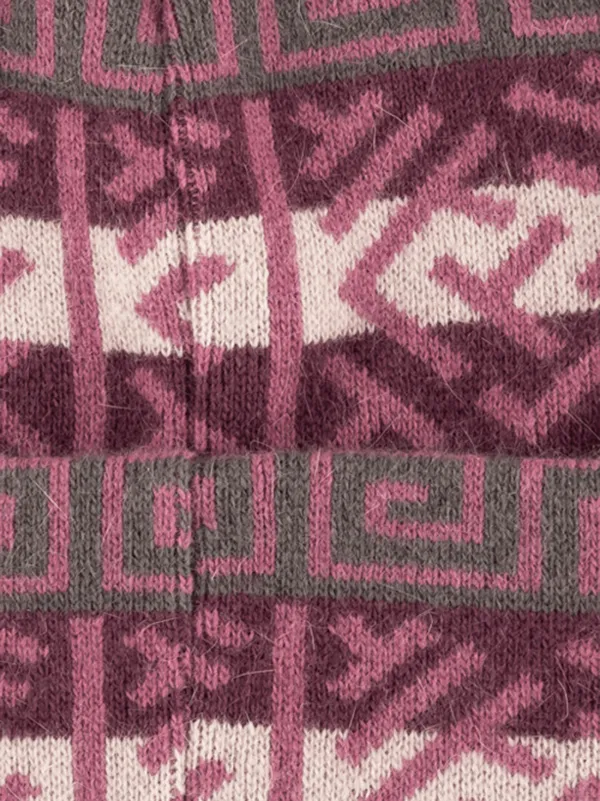 supreme brushed pattern beanie
