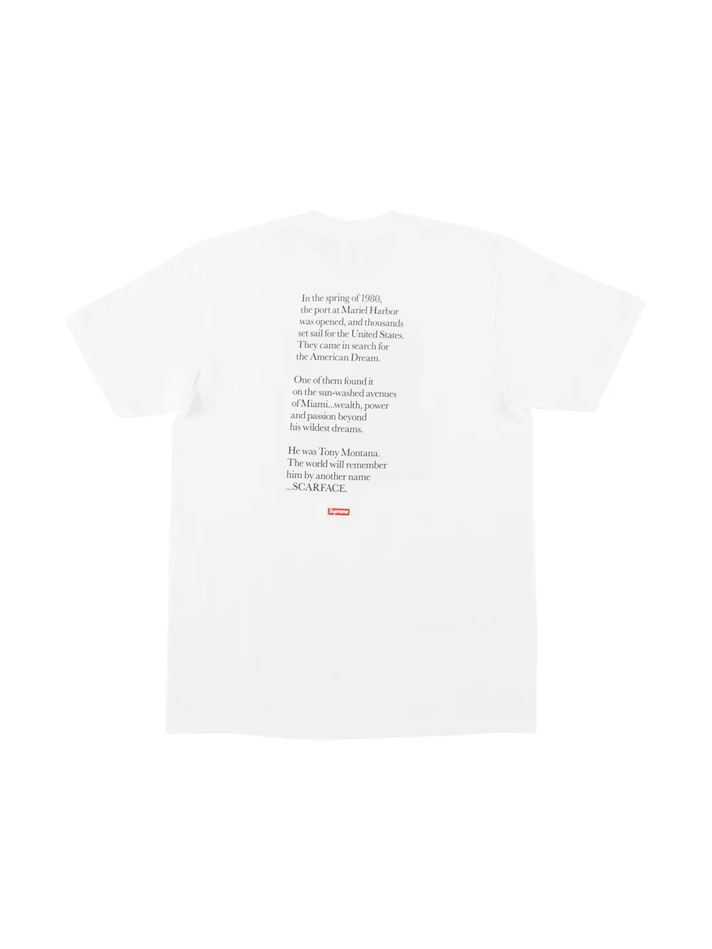 фото Supreme футболка scarface shower