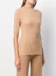Cashmere In Love ribbed roll-neck Victoria sweater