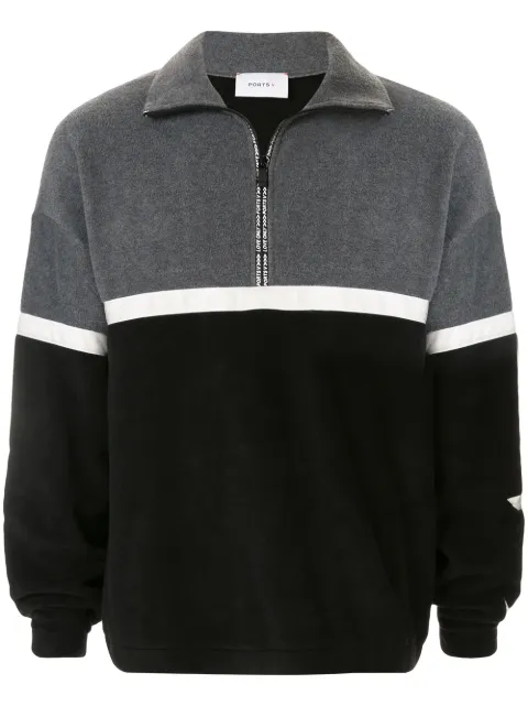 Ports V oversized funnel-neck sweatshirt