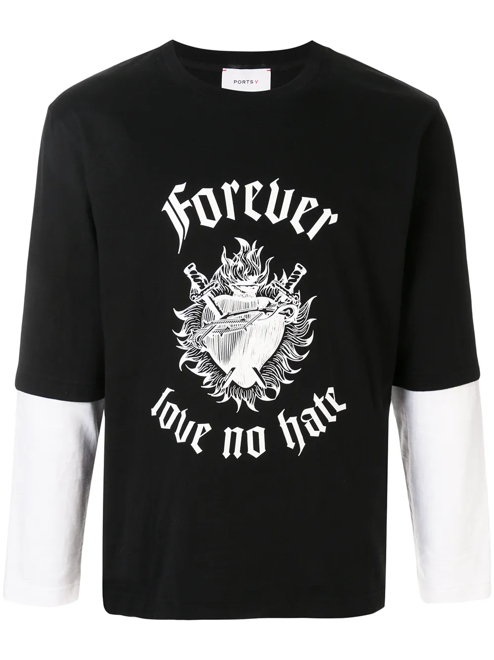 фото Ports v футболка forever love no hate