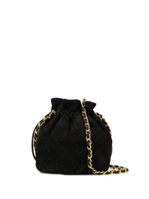 CHANEL CC Drawstring Chain Shoulder Bag Women