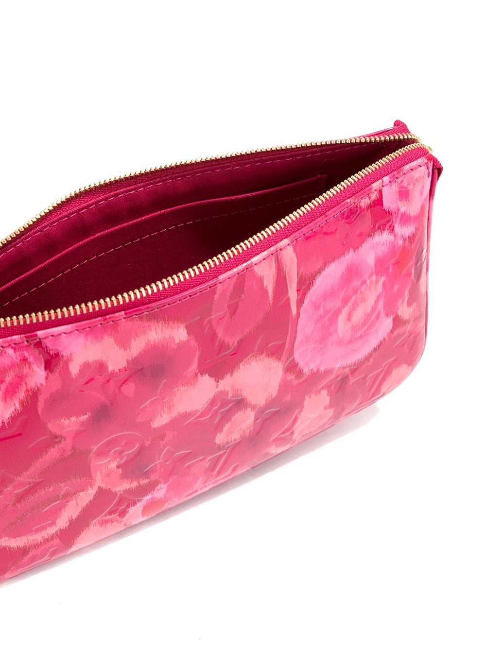 Louis Vuitton, Bags, Louis Vuitton Monogram Vernis Ikat Flowers Zippy Wallet  Pink