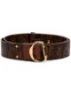 Image 1 of Chloé logo plaque lizard-effect belt