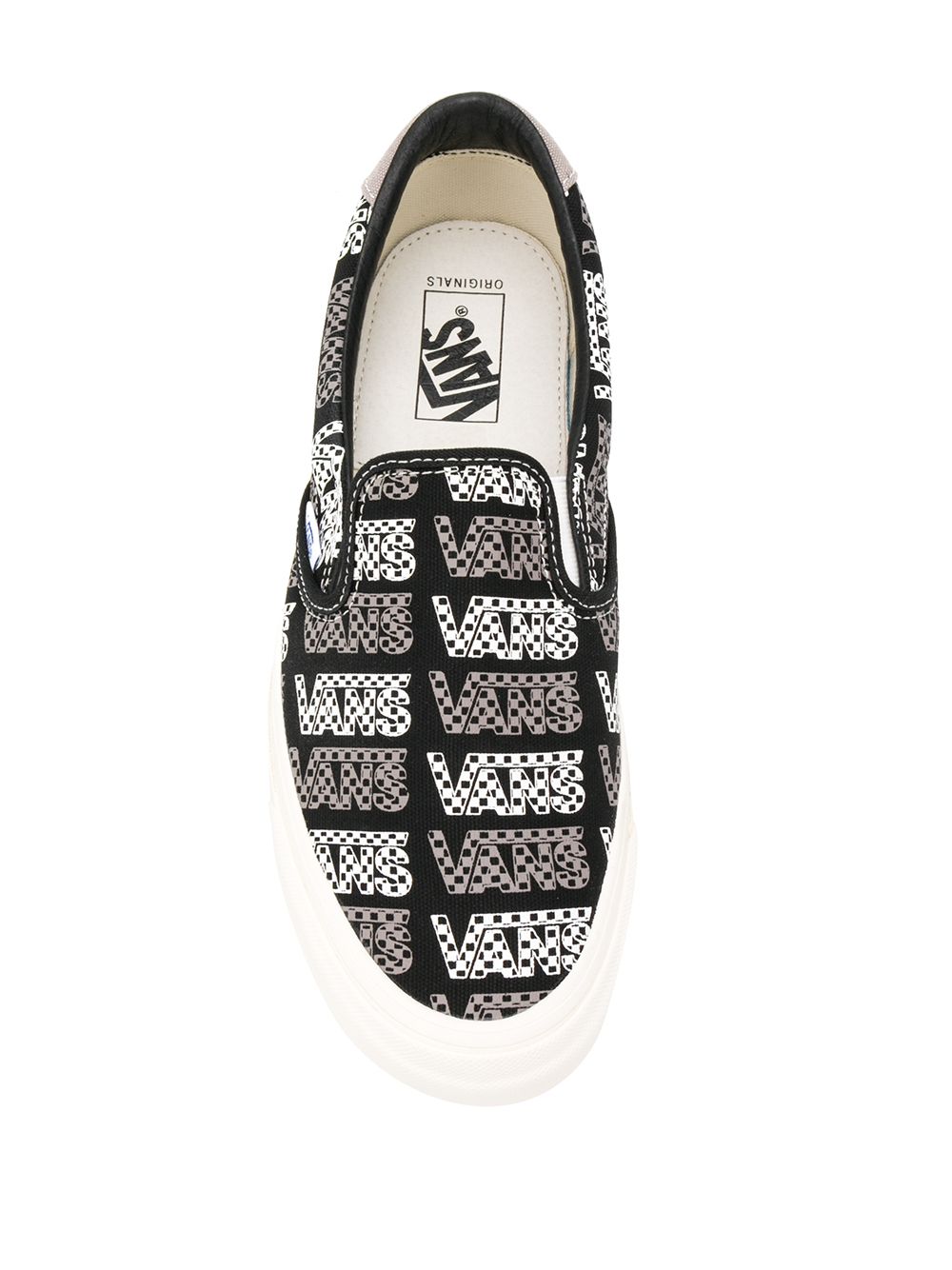 фото Vans слипоны с логотипом