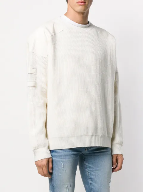 AMIRI military patch knit jumper 