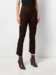 Sprwmn Cropped-Hose mit ausgestelltem Bein