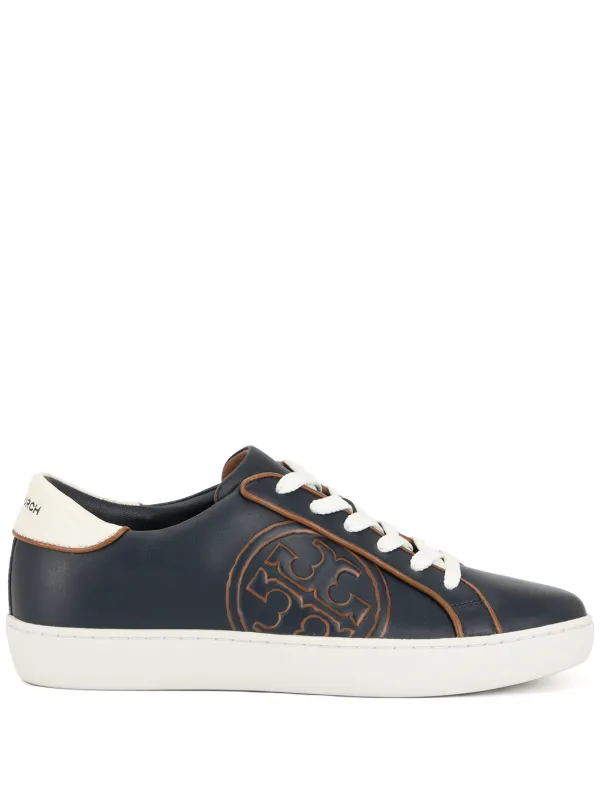 tory burch logo sneakers