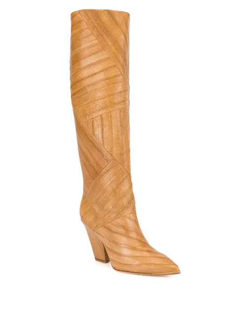 tory burch lila multicolor knee boot