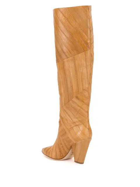 tory burch lila multicolor knee boot
