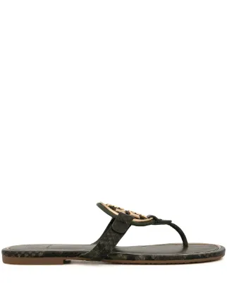 green tory burch sandals