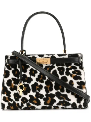 tory burch leopard tote