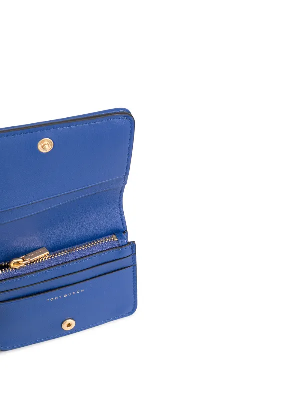 blue tory burch wallet