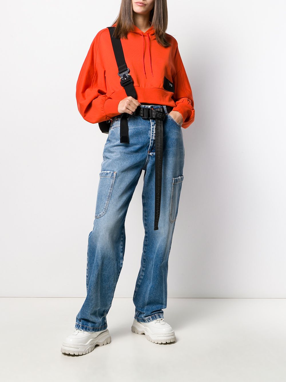 фото Heron Preston washed effect baggy jeans