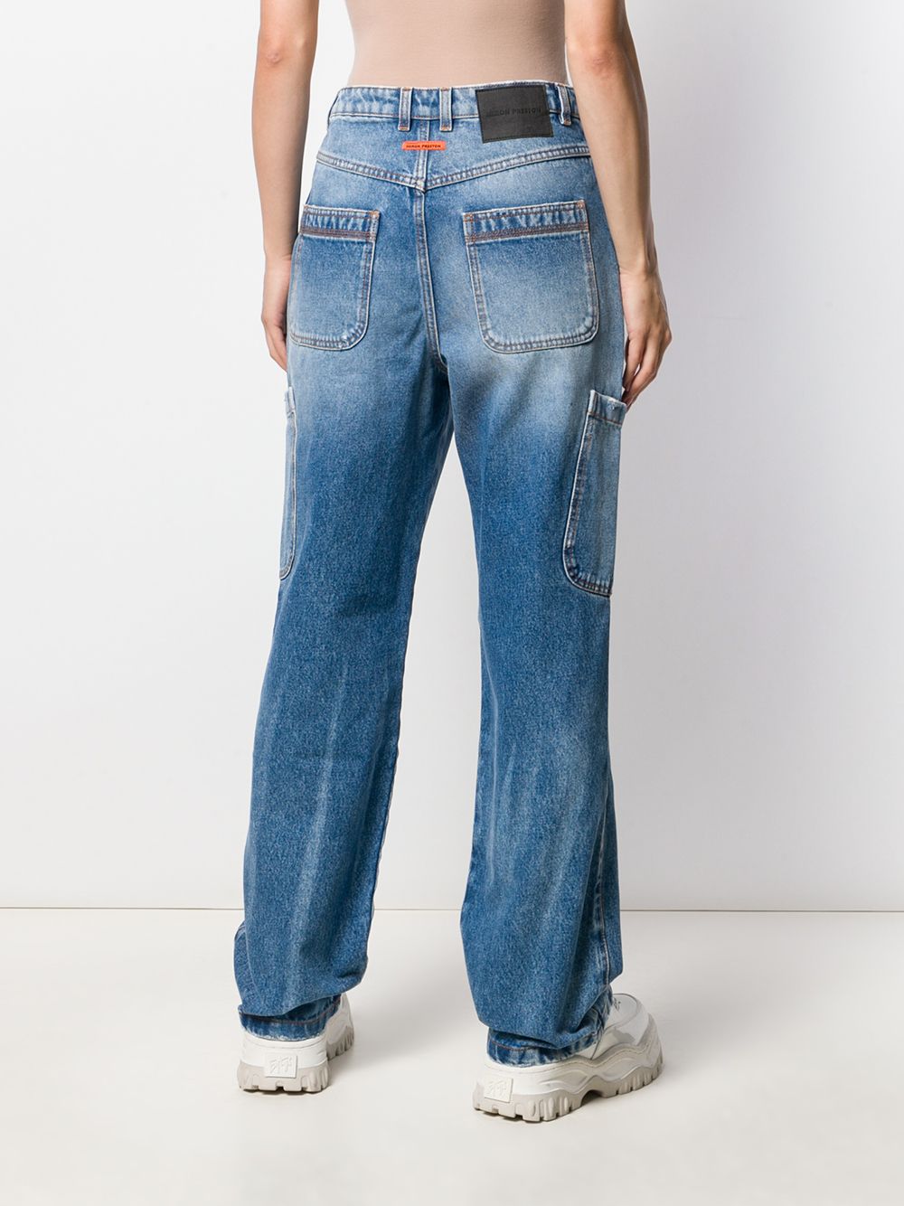 фото Heron Preston washed effect baggy jeans