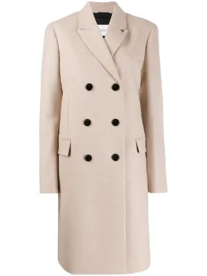 calvin klein tan peacoat