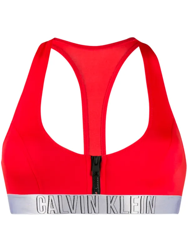 red bralette bikini