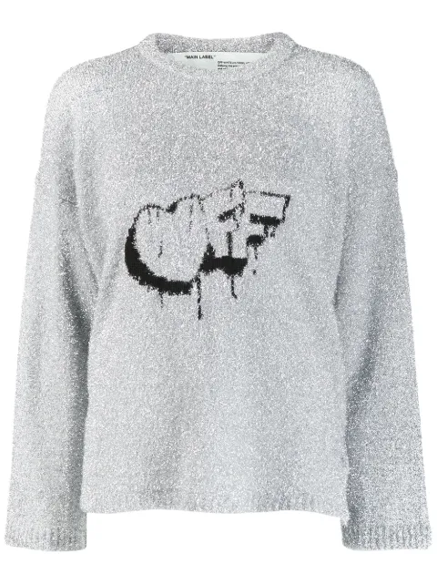 Off-White Off crew neck jumper